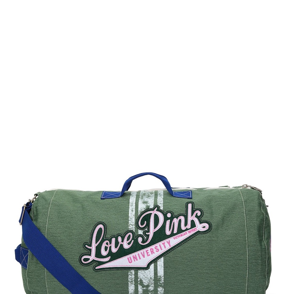 Victoria's Secret Green and Yellow Bag